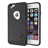 iPhone 6 case, Slicoo® [Lifetime Warranty] Dual-layer TPU Rubber Protective Carrying Cover Case for iPhone 6 (4.7 inch) (Black)