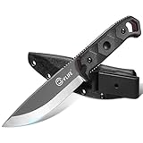 CVLIFE Fixed Blade Knife with Sheath, 5.1