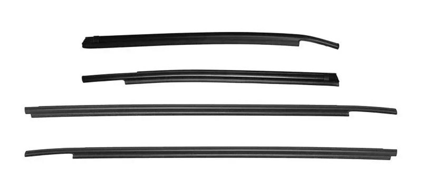 Guarnizioni per Finestrini E Portiere Auto Strisce di Gomma Sigillanti per Finestrini Auto per Toyota Tundra Crew Max 2007-2018 4 Porte Protezione per I Bordi delle Portiere.