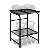 Heavy Duty Adjustable Dumbbell Rack for Home Gym, Dumbbell Stand & Weight Storage Rack, 500LBS Load Capacity, Kettlebell Cradle, Adjustable Weight Holder Strength Training Organizer (Rack Only)
