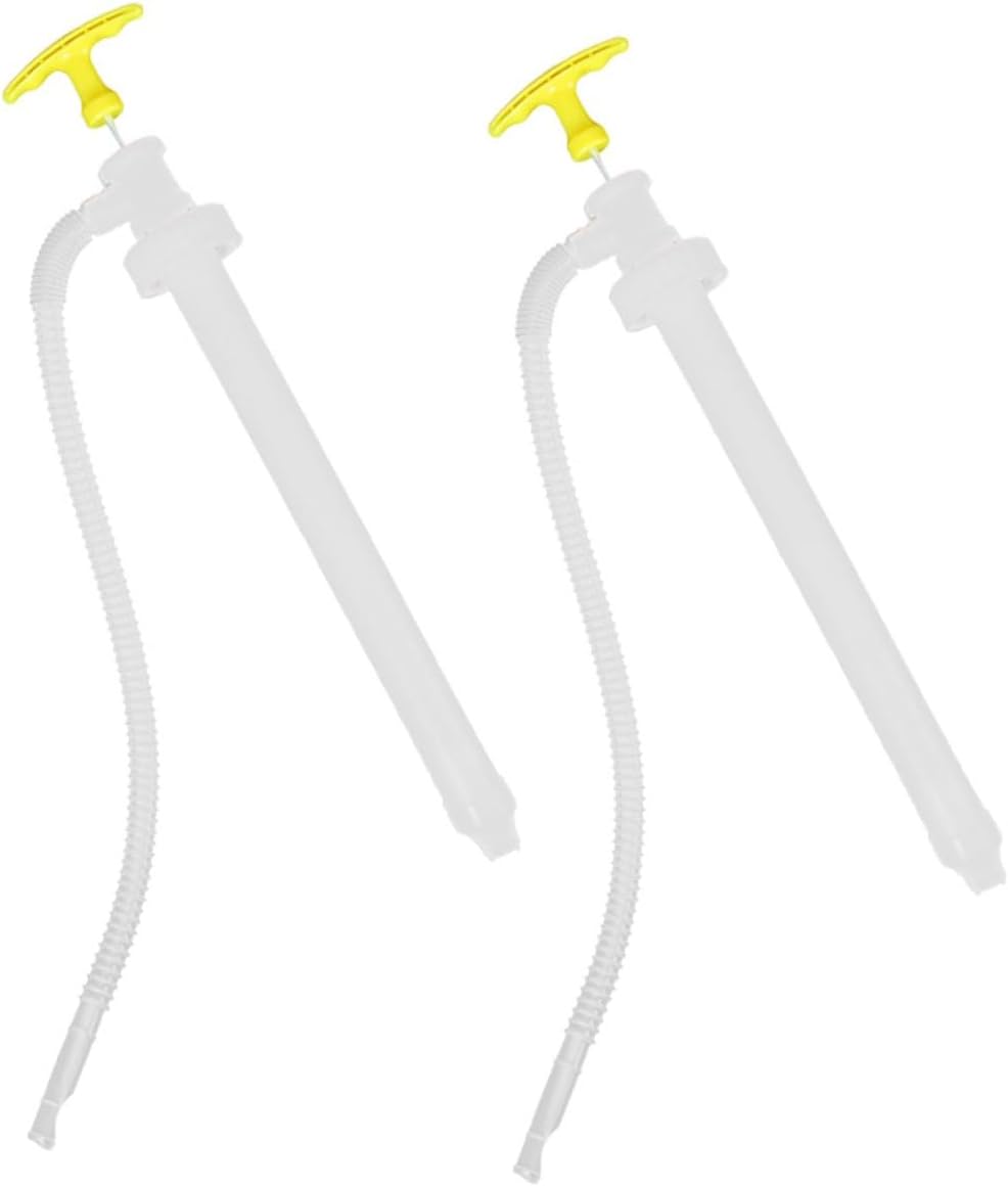 2pcs Manual Oil Transfer Pump Plastic Fuel Siphon Hand Pump for Gasoline Water Removal Portable Car Accessories