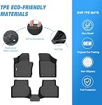 Nilight TPE Floor Mats for Volkswagen VW Jetta 2012 2013 2014 2015 2016 2017 2018, All Weather Custom Fit Heavy Duty Floor Liners