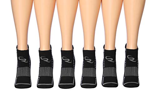 Ronnox Women's 12-Pairs Low Cut Running & Athletic Performance Tab Socks X-Small/Small Wrlt21-Ab-Xs #TOP3
