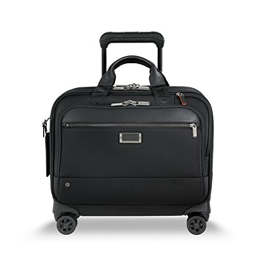 Briggs & Riley @ Work Rolling Briefcase, Black, Medium