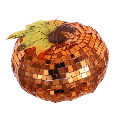 Citrouille décorative disco artificielle pour centre de table et Halloween