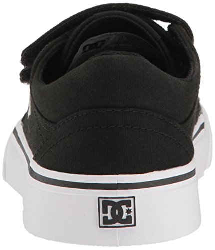 Dc Boy's Trase V Sneaker, Black/White, 3 M Us Little Kid #TOP2