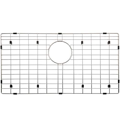 Serene Valley 27-9/16" x 14-9/16" Sink Protector, Rear Drain with Corner Radius 3/16", Sink Grid NLW2815R by Serene Valley - Used condition - US$35.79