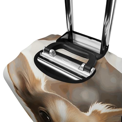 Cute Chihuahua Luggage Covers Tsa Approved Suitcase Cover Elastic Washable Luggage Sleeve Carry on Cover Protector Anti-Scratch Suitcase Protector Fits 19-30 Inch Case(S) 5