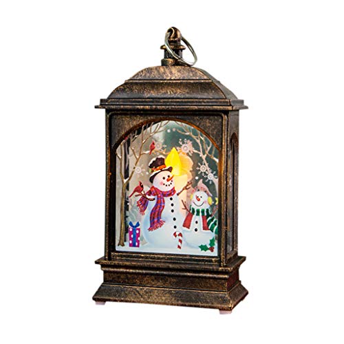 FossenHyC Velas Navidad Decoracion Interiores Mesa Vintage Adornos Navidad Luz - Navidad...