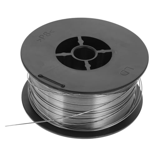 Gadpiparty Alambre De Soldadura Mig Sin Gas 0,8 Mm De Acero Al Carbono Núcleo Fundente, Autoprotegido Para Trabajos Estructurales, Rollo De 1 Kg, Uso Profesional y Fabricación