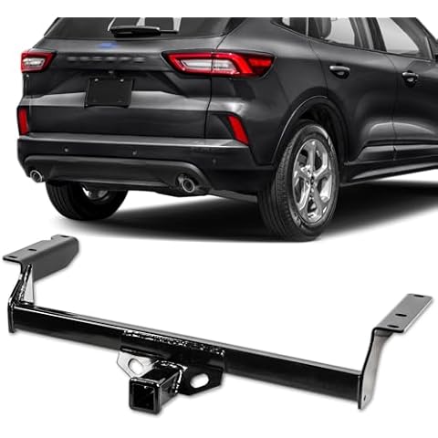 Stehlen 642167836087 Compatible with 2020-2025 Ford Escape/Lincoln Corsair Class 3 Trailer Tow Hitch Receiver 2" Cover