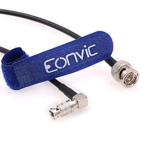 EONVIC HD-SDI BNC Cable Micro BNC Right Angle to BNC male Coaxial Cable for Blackmagic HyperDeck Shuttle Video Assist (1m) - Image 2