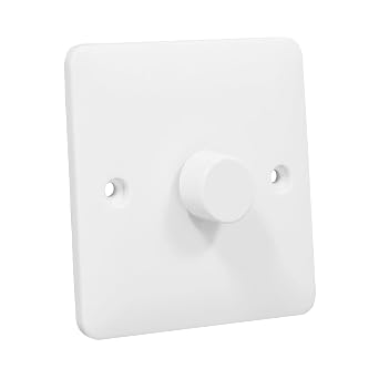 Zigbee Dimmer Smart Switch compatible with Home Assistant, Philips Hue, Hubitat, Amazon Echo | No Neutral Wire | 2-way compatible | LED & Incandescent [RD1 white 1-gang]