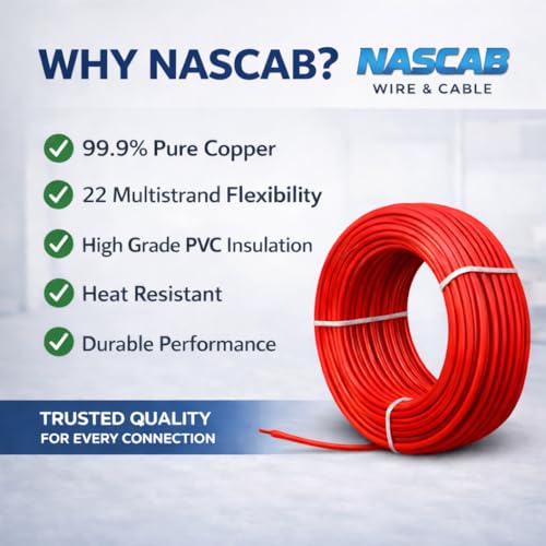 Image of 1.5 Sq mm Single Core Copper House Wire | 99.7% Pure Copper 22 Multistrand | Fire Resistant PVC Insulated | Eco-Friendly High Conductivity | Domestic & Residential Wiring | YELLOW 25M