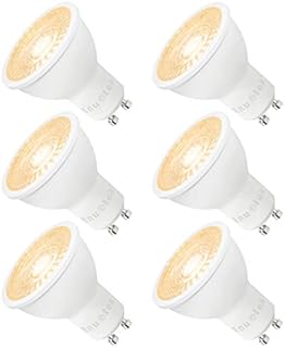 Super Bright Dimmable LED GU10 Spotlight Accent LED Spot Light Bulbs 7W 650Lm 38° Beam Angle Warm White 3000K AC185~265V Replace Halogen Lamp 6 Pack by Enuotek