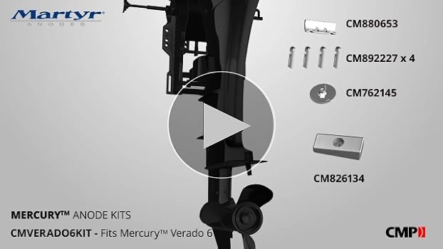 Amazon.com: Martyr CMVERADO6KITA Verado 6 cylinder Aluminum Anode