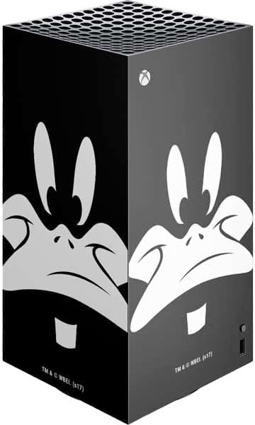 Skinit Decal Gaming Skin Compatible with Xbox Series X Digital Edition Console - Officially Licensed Looney Tunes Daffy Duck Yellow Stripes Design