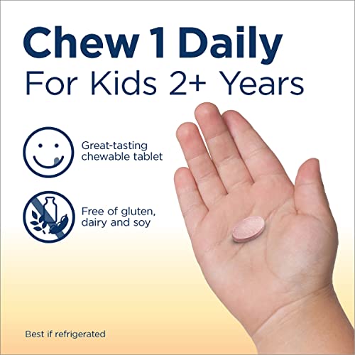 Renew Life Kids Probiotic Gummies, Supports Digestive & Immune Health, Soy, Dairy & Gluten Free, Berry, 60 Chewable Tablets #TOP4
