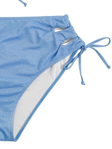 Image of SOLY HUX Women's Plus Size Bikini Set Sexy Swimsuit Lace Up Tummy Control 2 Piece Bathing Suit