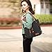 SHANGRI-LA Purse Handbag for Women Canvas Tote Bag Casual Shoulder Bag School Bag Rucksack Convertible Backpack - Black
