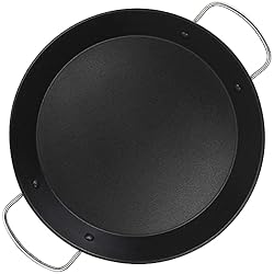 Mejores Paelleras Valencianas Alza ® Basic paellera Valenciana, 36 cm Fabricada en Acero Inoxidable 18/10, Apta para Uso en Horno, Compatible con Todo Tipo de cocinas, Especial inducción, Antiadherente Multicapa Libre de PFOA