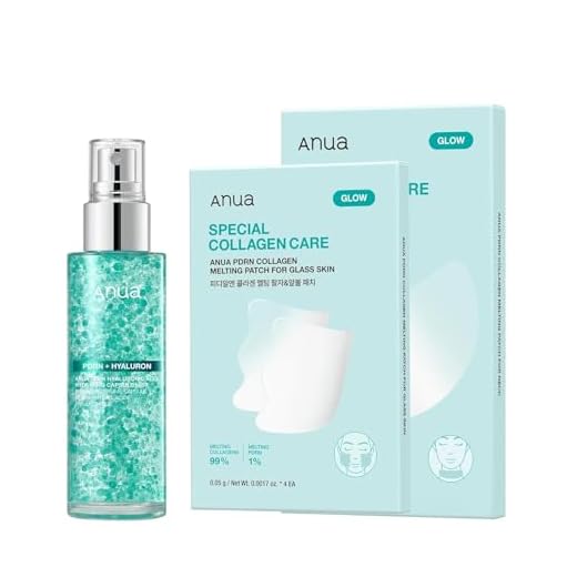 Anua PDRN Collagen Intensive Fine Line Care Set, PDRN Salmon DNA Glow Serum Spray For Hydration, Collagen Patch for Firmness, Neck & Facial Fine Line, Perfect Home Care, Korean Skincare Set