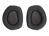 Almohadillas compatibles con Cascos Sennheiser RS 165, 175, 185 | Negro | Cuero PU