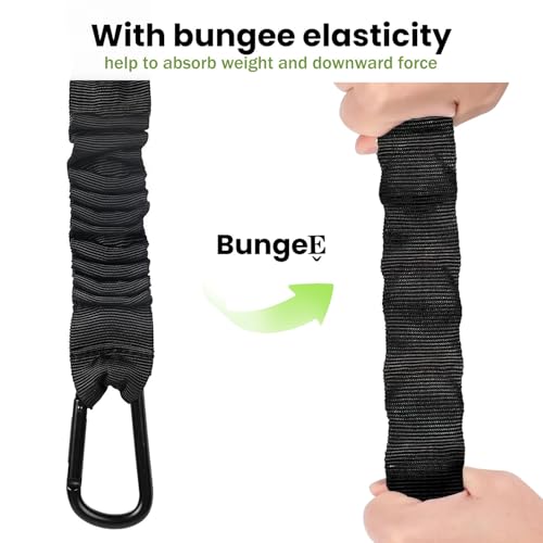 Image of Trimmer Strap for Weed Eater Shoulder Strap Harness[Upgraded Elastic Part], Compatible with EGO /Greenworks String Trimmer, Leaf Blower, & Shrub Trimmers
