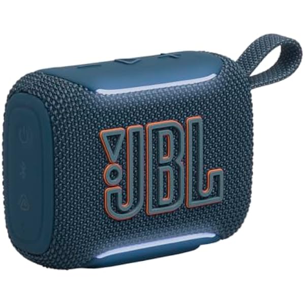 JBL GO 5 Ultra-przenośny głośnik Bluetooth z dużym dźwiękiem JBL Pro i mocnym basem, parowanie AirTouch, wodoodporna konstrukcja i 10-godzinny czas odtwarzania, niebieski