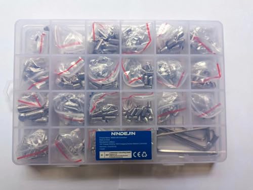 NINDEJIN 666 Stück Madenschraube Sechskantkopf Inbusschraube Sortiment, M2 M3 M4 M5 M6 M8 Gewindestifte mit Schraubenschlüssel, Sechskantschrauben für Türgriffe Wasserhähne Knöpfe Halterungen