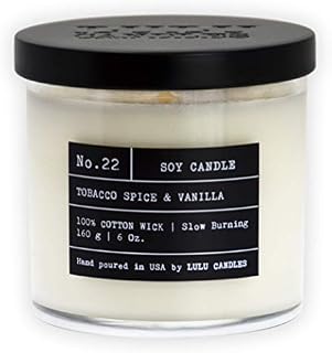 Lulu Candles | Tobacco, Spice & Vanilla | Luxury Scented Soy Jar Candle