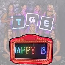 LED Club Bottle Presenter, Bottle Service Sign VIP, Bottle Girl Signs, APP Settings Scroll Play LED Color Display Screen, for Wedding,Birthday Parties, Club VIP Service, Party, Bar etc.