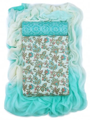 Image of Sun Fashion And Lifestyle Women's Cotton Unstitched Dress Material