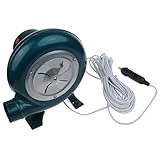 12V車製錬所金属ファンバーベキューブロワー40W/80Wチャコールチムニースタータークッキングバーベキューファン