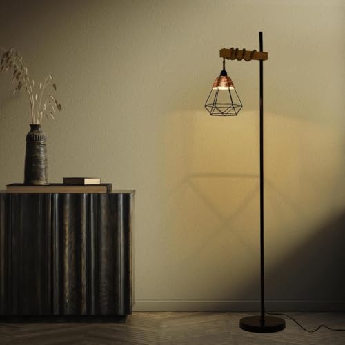 Lámpara de pie tejida de cuerda estilo chino retro para sala y dormitorio de alta gama 5