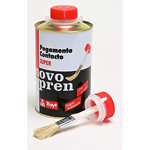 NOVOPREN 183-13 Super Con Pincel: Pegamento De Contacto Apto Para Trabajos En Madera, Estratificados Plásticos O Marroquinería, 300 Ml