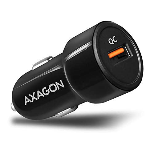 AXAGON PWC-QC Chargeur de Voiture 12-24 V 1 Port QC3.0/FCP Puissance Totale 19,5 W Cover