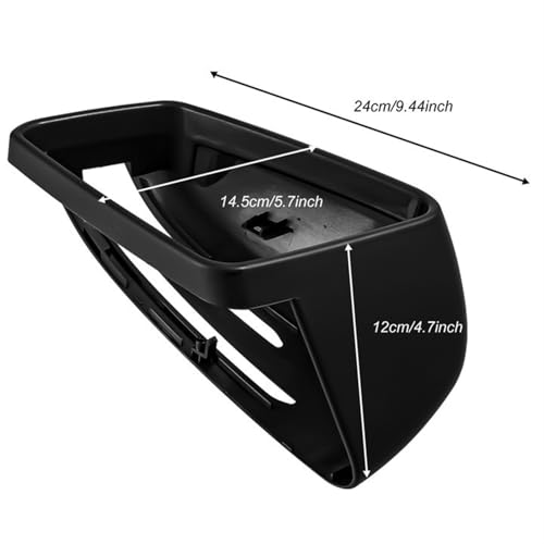 Boîtier de rétroviseur noir mat pour Mercedes Classe C E S - 3