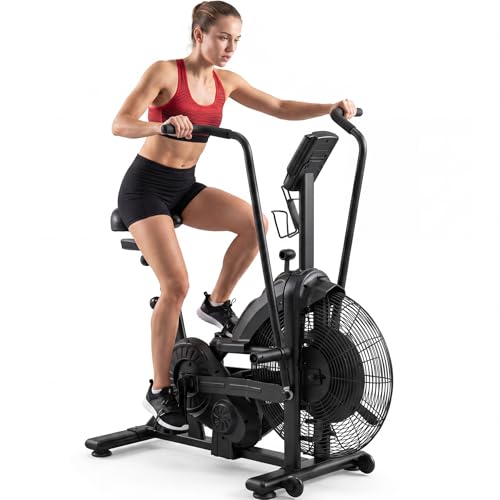 Eryntix Dual Resistance Air Bike, Magnetic & Air Fan Bike with APP Connection, ISCC PLUS Certified...