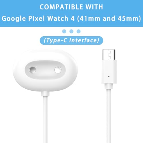 Cable de carga rápida tipo C compatible con Pixel Watch 4 de 41 y 45 mm 7