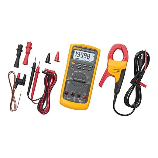 Fluke 87V/IMSK Industrial Digital Multimeter with Fluke i400 Clamp Meter Combo Kit
