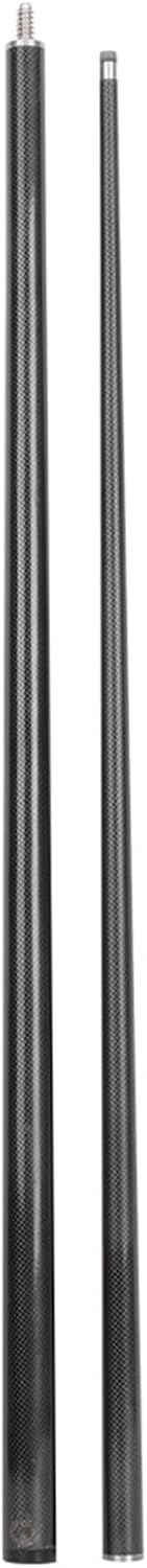Jectse 1.45 Meter Billiard Pool Cue Stick, 9MM Carbon Black Mesh 525g Billiard House Cue Sticks Shorty Cues Pool Cues, Snooker Rod Supplies Accessory