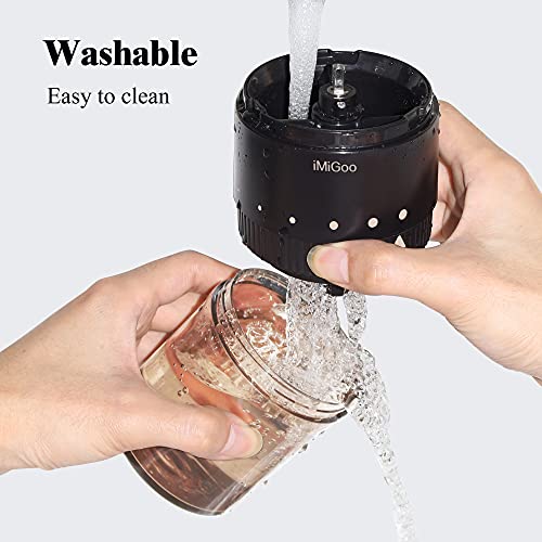 Conical Ceramic Burr Coffee Grinder - Portable Electric Slow Grinder, With Adapter, Upgraded Grinding Bin - For Espresso, Pour Over, Drip, Percolator, Chemex, Cold Brew, French Press #TOP6