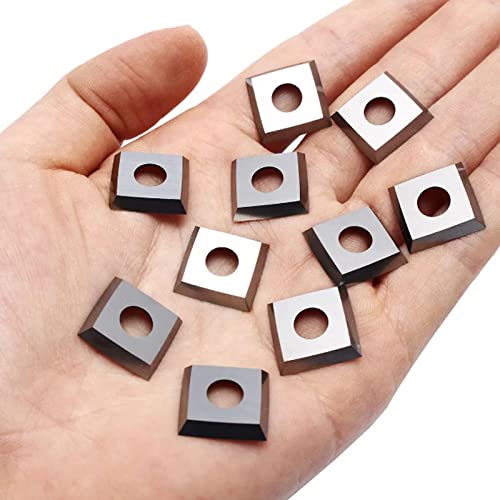 Juego de 10 Fresas de Carburo 15x15x2.5 mm para Torno miniatura 5