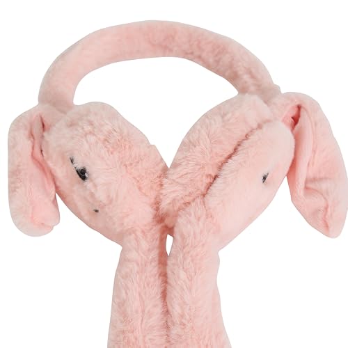 Image of FabSeasons Soft & Warm Winter Ear Muffs | Plush Faux Fur Ear Warmers for Cold Weather | Lightweight & Cozy Ear Protection