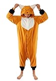 Fox Kigurumi (Adults XL), Orange