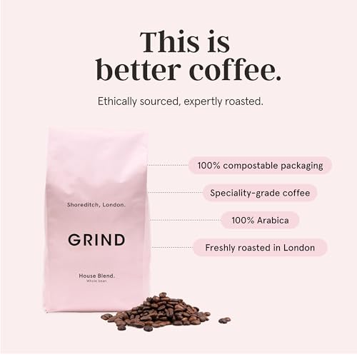 Grind House Blend Specialty Coffee Beans – 1kg Bag – Medium Roast – Suitable for All Coffee Machines – 100% Arabica – Barista Quality – Freshly Roasted in UK - Image 5