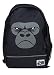 DYR by Danefae Kids Backpack Dark Grey Gorilla - Kinder Rucksack AFFE - auch als Kitarucksack