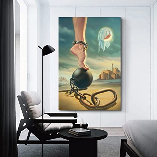 Aqord Surrealism Oil Painting Posters Salvador Dali Art Canvas Poster Hanging Picture Print Modern Family Bedroom Decor Posters Wall Art Decorative 12X18Inch(30X45Cm) #TOP2