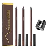 Lápiz de ojos-gel a prueba de manchas, maquillaje duradero | Enelinador de ojos con afinador incorporado, revestimiento cosmético diario para mujeres rutina de belleza y maquillaje de ojos profe